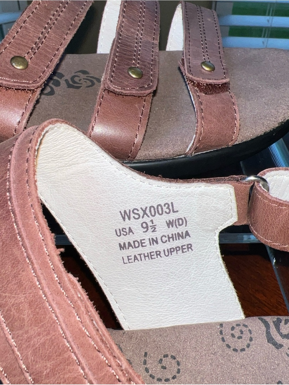 Propet Women Aurora Wedge Sandal Sz 9.5W(D) Brown Hook and Loop Straps Comfort - Picture 8 of 13